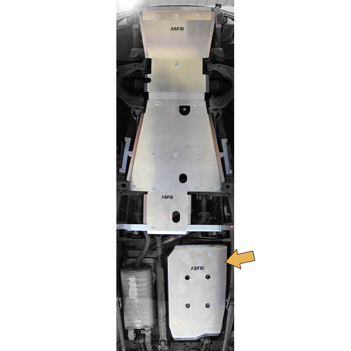 Toyota Land Cruiser 100 / Lexus LX 470 Fuel Tank Skid Plate