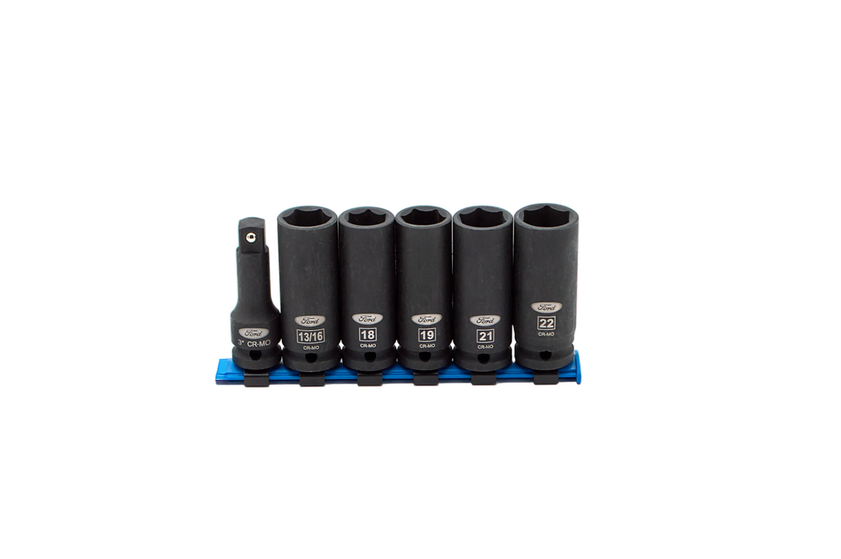 6-Piece Ford Impact Socket Set CrMo