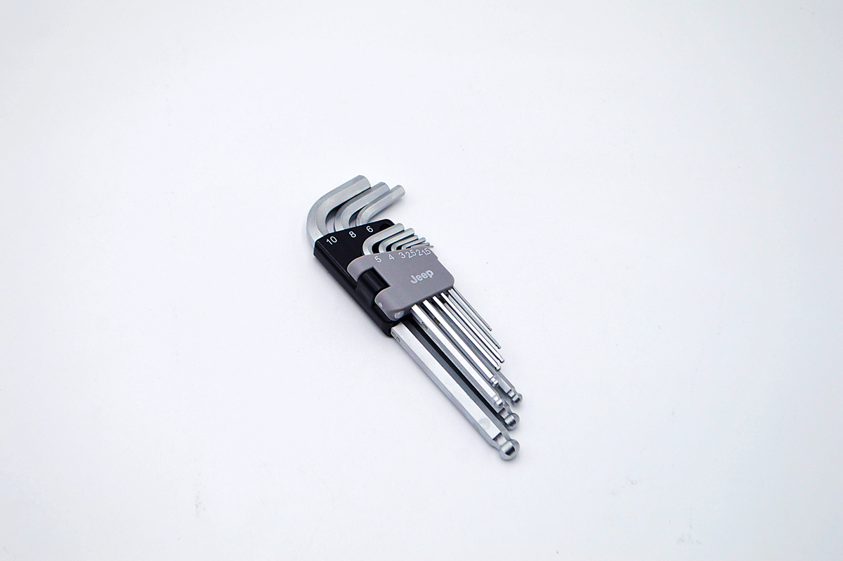 9-Piece mm Long Arm Ball-End Hex Key Set