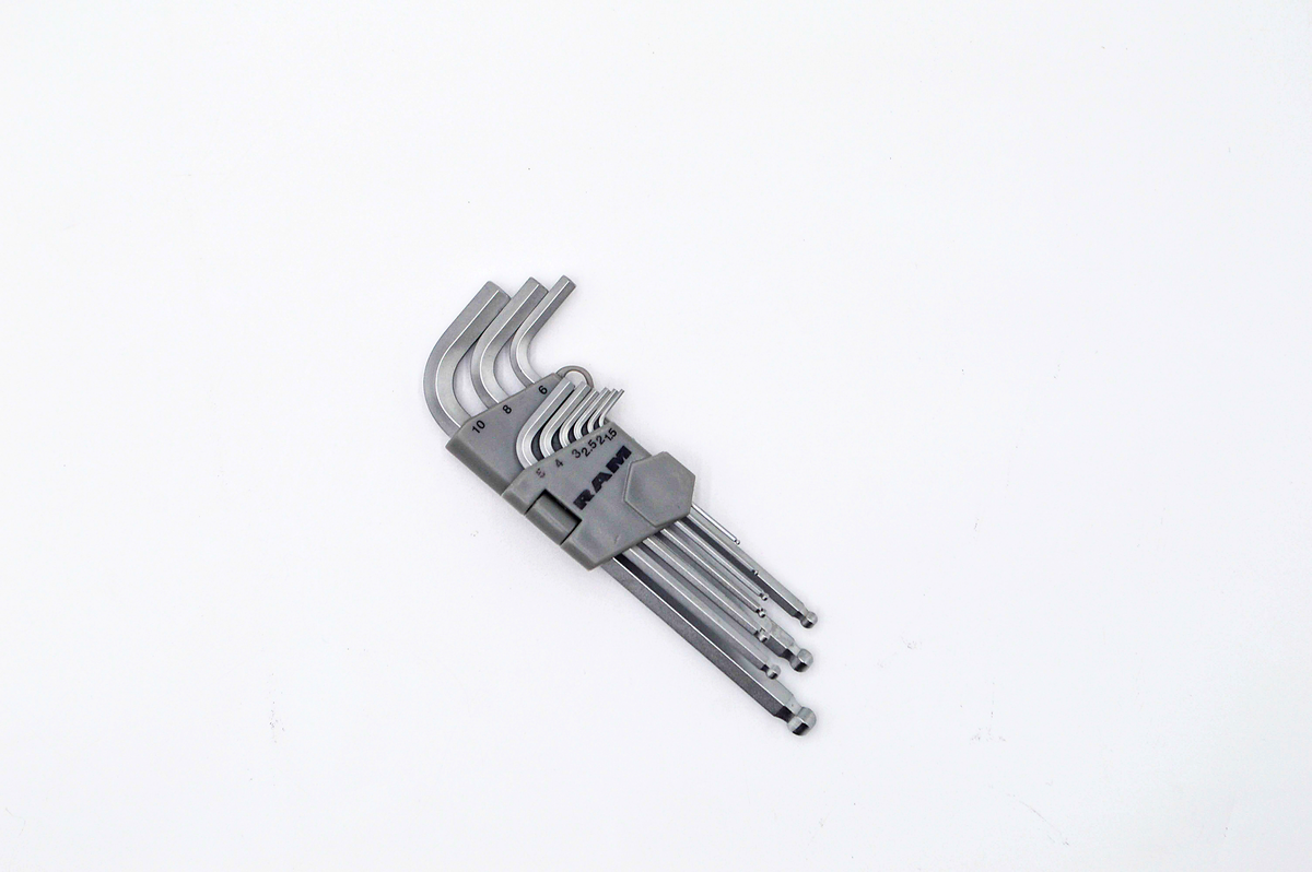 9-Piece mm Long Arm Ball-End Hex Key Set