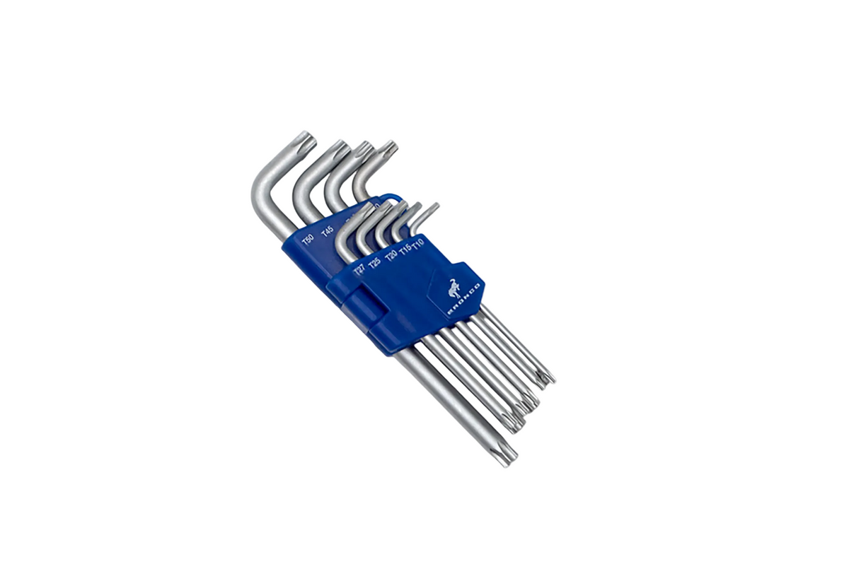 9-Piece SAE Long Arm Torx Key Set