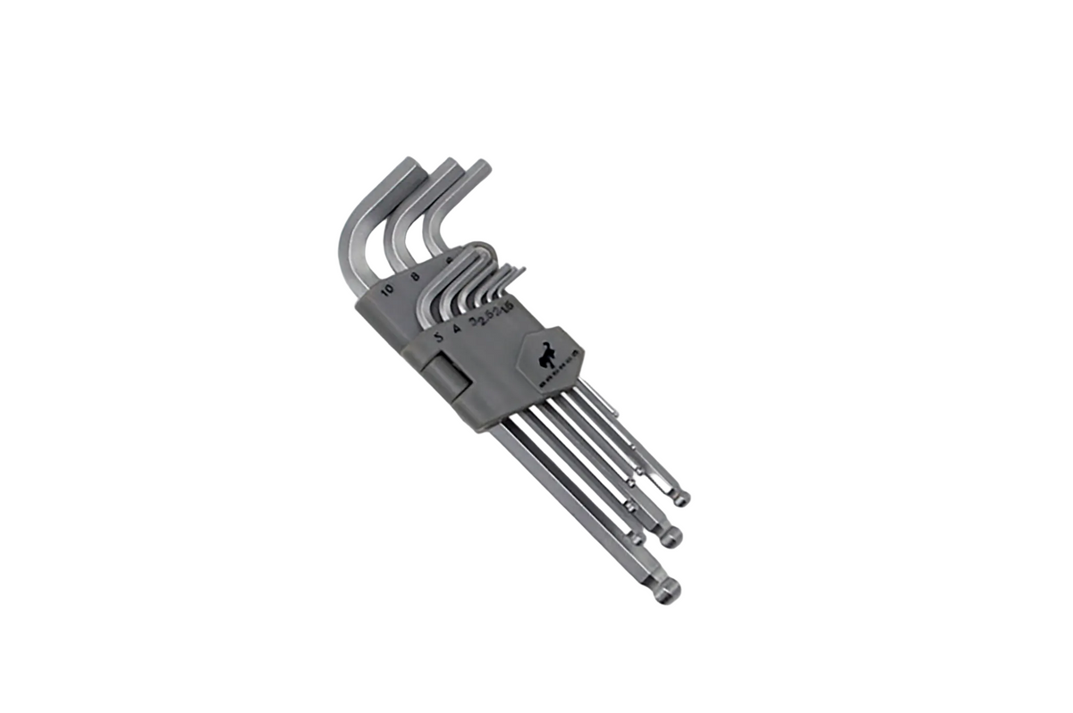 9-Piece mm Long Arm Ball-End Hex Key Set