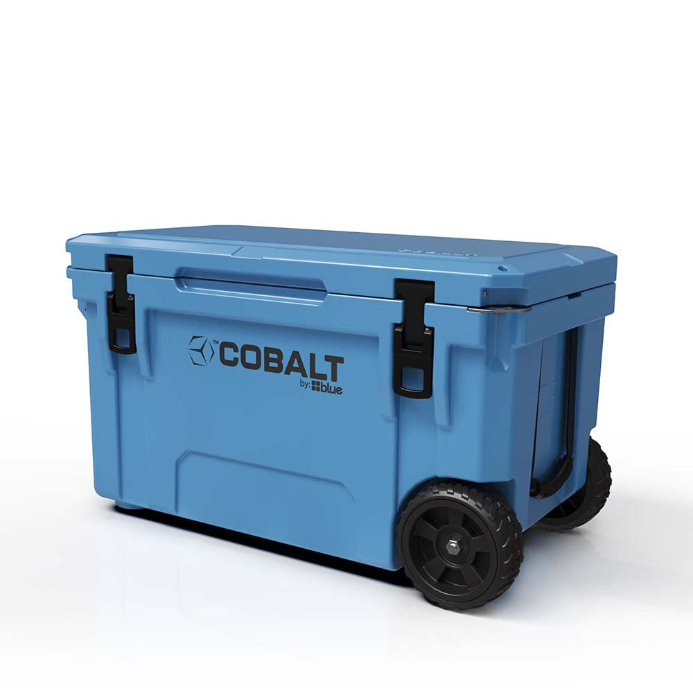 Cobalt 55 Quart with Wheels Roto-Molded Super Cooler - Promo