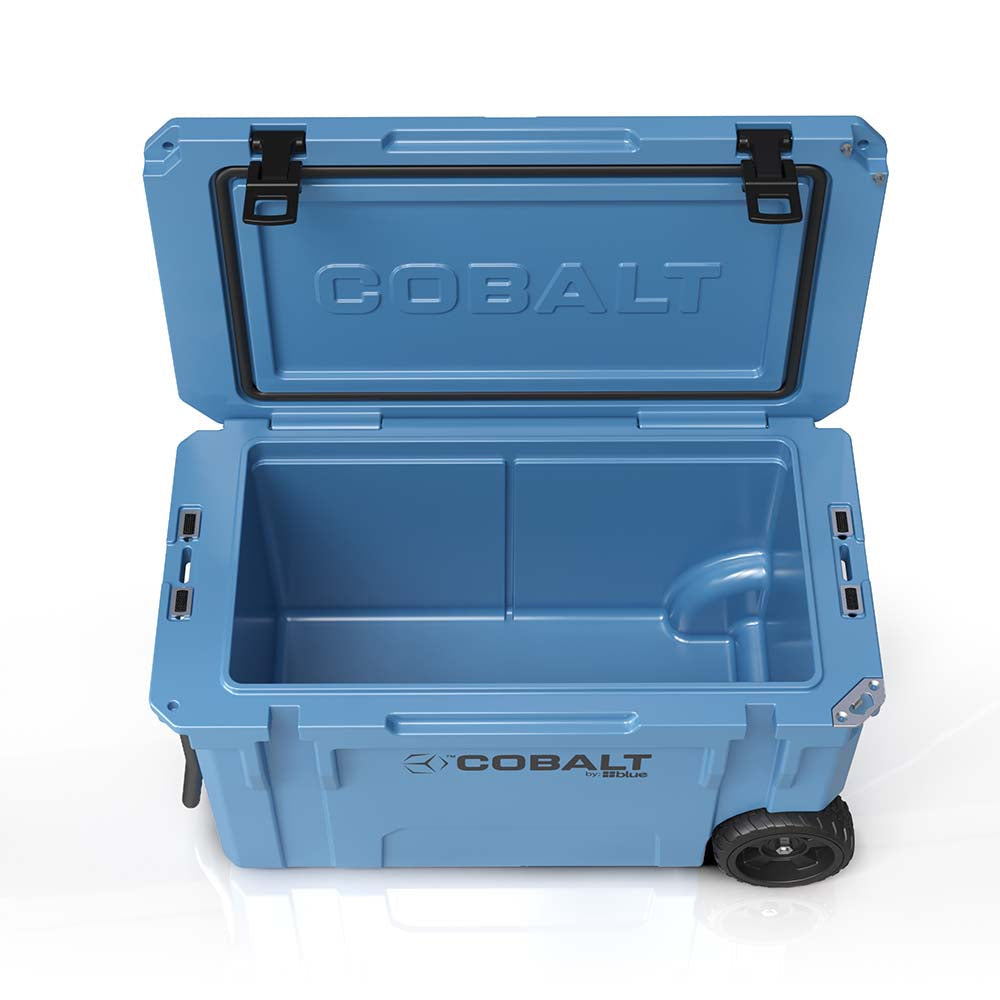 Cobalt 55 Quart with Wheels Roto-Molded Super Cooler - Promo