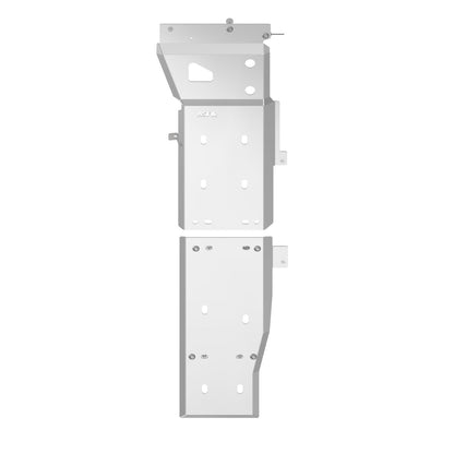 ASFIR 4x4 USA Toyota Tundra Fuel Tank and Transfer Case Skid Plates (2007-2021, 5.7L, Aluminum, Bolt-On)