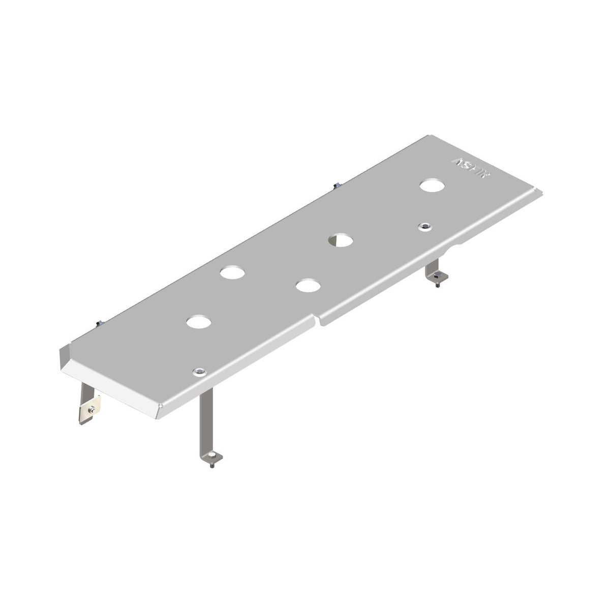 ASFIR 4x4 USA Chevrolet Colorado and GMC Canyon Fuel Tank Skid Plate, 1/4" Aluminum, 2016-2025 Crew Cab Short Bed