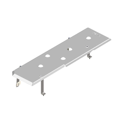 ASFIR 4x4 USA Chevrolet Colorado and GMC Canyon Fuel Tank Skid Plate, 1/4" Aluminum, 2016-2025 Crew Cab Short Bed