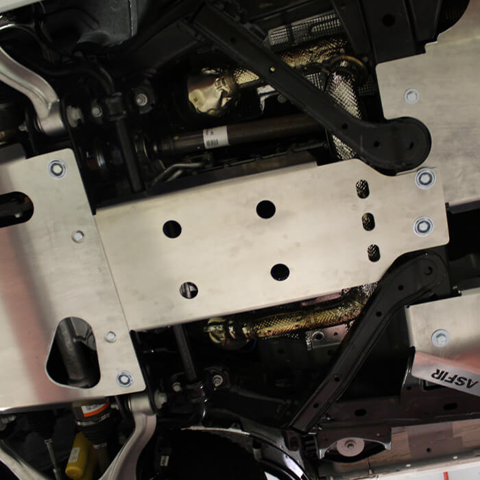 Ford Bronco / Ranger Raptor Transmission Skid Plate | without Sway Bar Disconnect