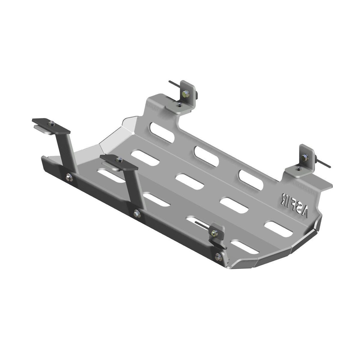 Asfir 4x4 Ford Bronco Exhaust Skid Plate, 1/4" Aluminum, Bolt-On Underbody Protection