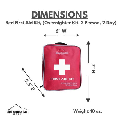 First Aid Kit - Compact Emergency Medical Kit with Bandages, Gauze, and More