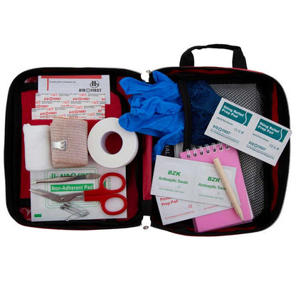 First Aid Kit - Compact Emergency Medical Kit with Bandages, Gauze, and More