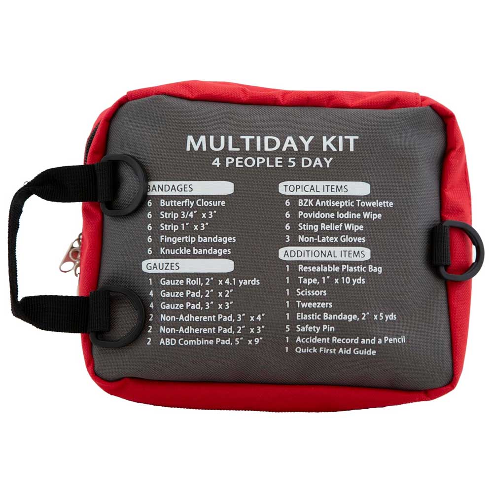 First Aid Kit - Compact Emergency Medical Kit with Bandages, Gauze, and More