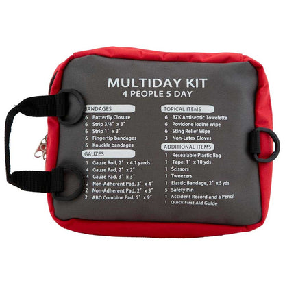 First Aid Kit - Compact Emergency Medical Kit with Bandages, Gauze, and More