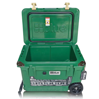60 Quart Ice Vault Roto-Molded Cooler with Wheels - Promo