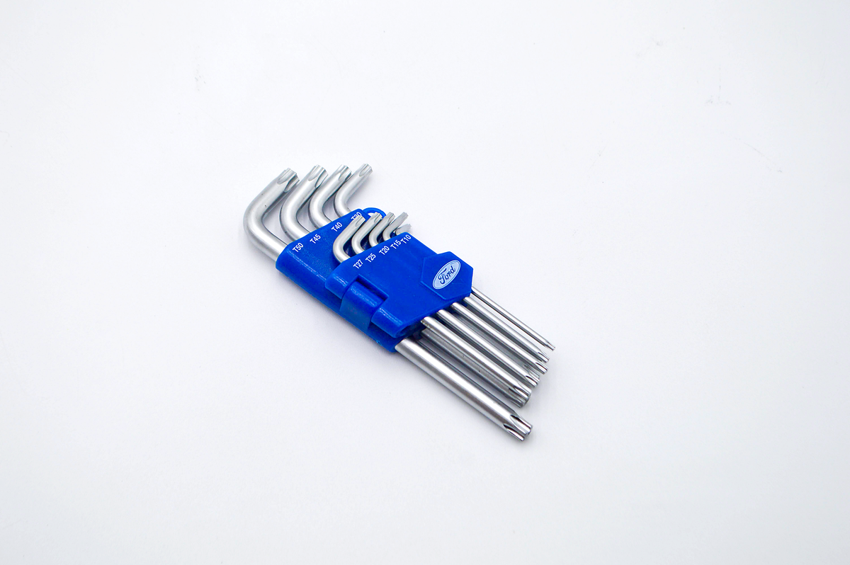 9-Piece SAE Long Arm Torx Key Set