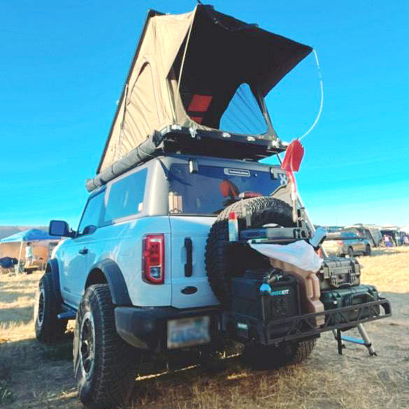 Ford Bronco (2021+) Swing-Away Cargo Carrier & Bike Rack | rucRak GRUNT
