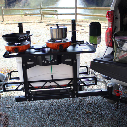 Swing Away Hitch Cargo Carrier, Bike Rack & Tailgate Table - GUNNY