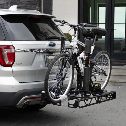 Swing Away Hitch Cargo Carrier, Bike Rack & Tailgate Table - GUNNY