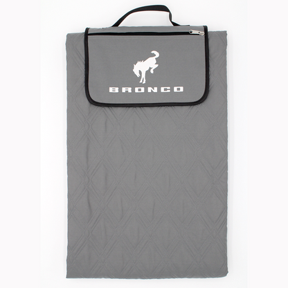 Bronco 72 in X 60 in Woven Water-Resistant Utility Blanket