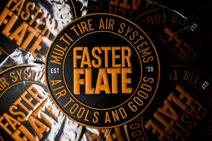 FasterFlate Multi-Tire Air Systems and Goods Velcro Patch