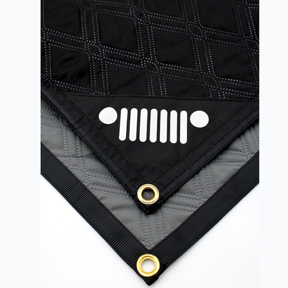 Jeep 72 in X 60 in Woven Water-Resistant Utility Blanket