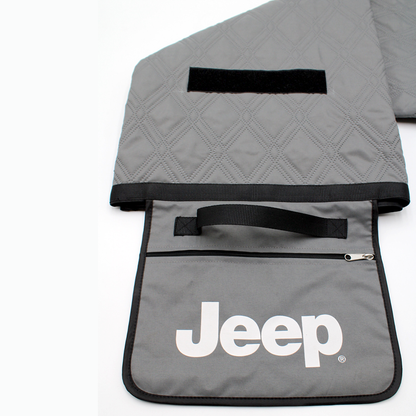 Jeep 72 in X 60 in Woven Water-Resistant Utility Blanket