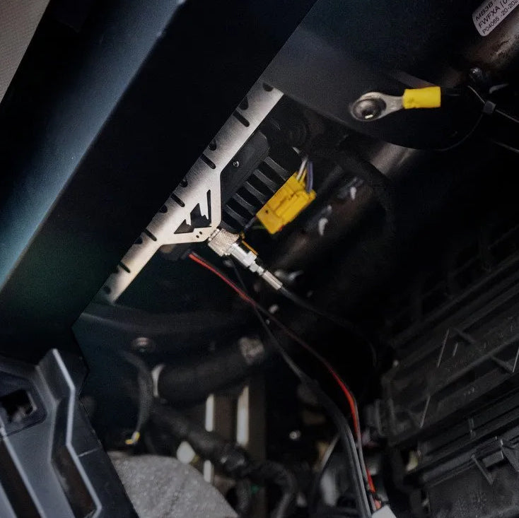 Under Dash Mount for Amp/Radio | 2021+ Ford Bronco - Mountains2Metal